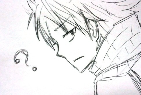 485x328 Fairy Tail Favourites By Xxlittlemexx - Natsu Sketch