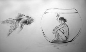 290x175 Natural Drawing Pictures Pencil Easy Luxury Nature Scene Drawing - Nature Sketch For Kids