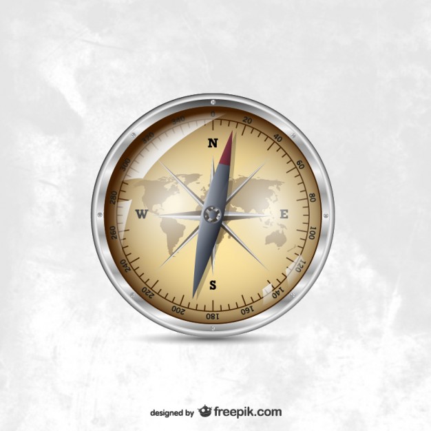 626x626 Nautical Compass Vector Free Download - Nautical Compass Sketch