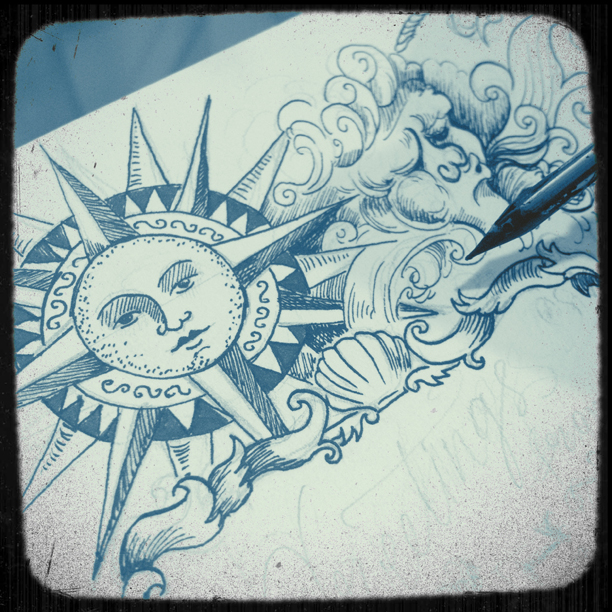 612x612 Portfolio Of Biljana Kroll Sketchbook Nautical Quotes - Nautical Sketches