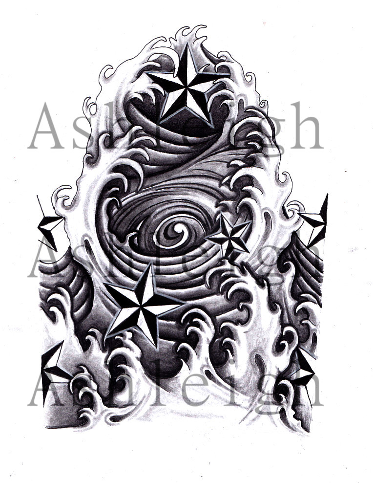 764x988 Collection Of Nautical Tattoos Sketch - Nautical Sketches