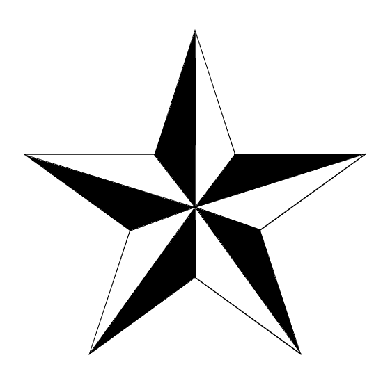 560x554 Beautiful Star Tattoos And Meaningful Ideas - Nautical Star Sketch