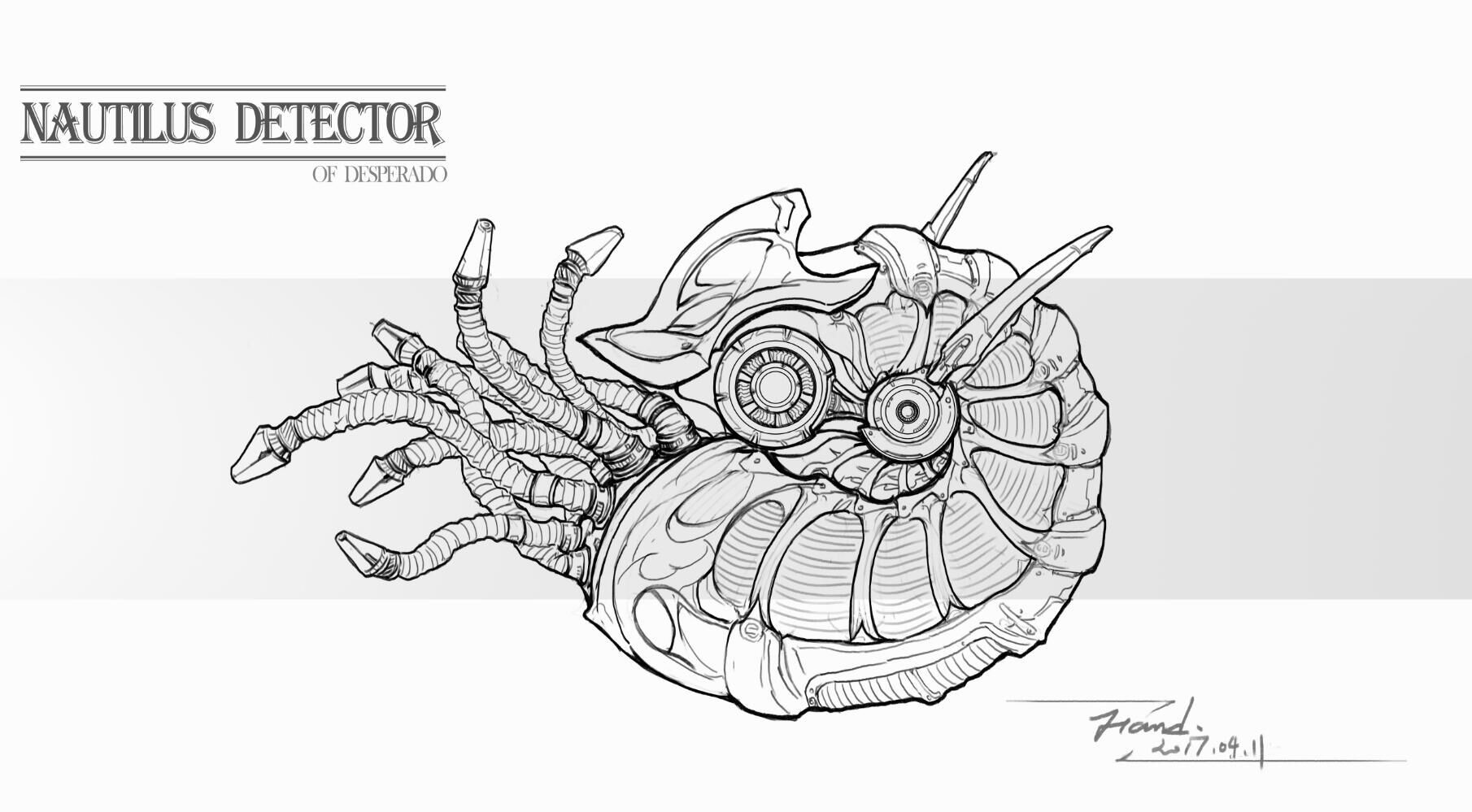 1810x999 Mr Handagote - Nautilus Sketch