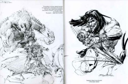 450x295 Neal Adams Savage Sketch Book Signed - Neal Adams Sketch