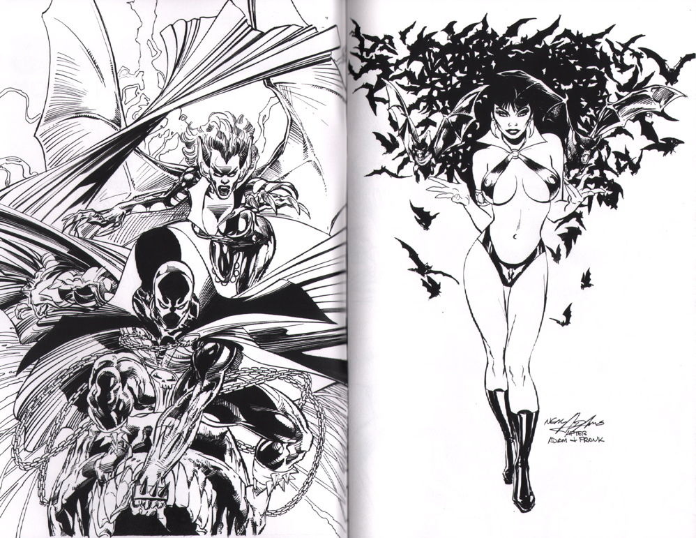 998x771 Neal Adams Signed Sketch Book - Neal Adams Sketch