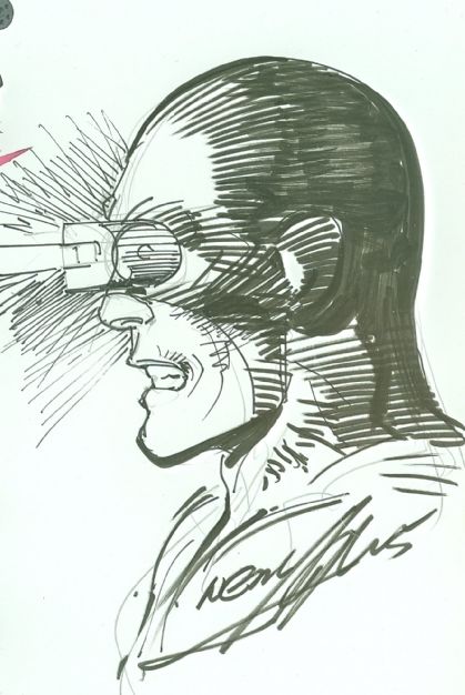 419x626 The Unpublished X Men Cyclops By Neal Adams - Neal Adams Sketch