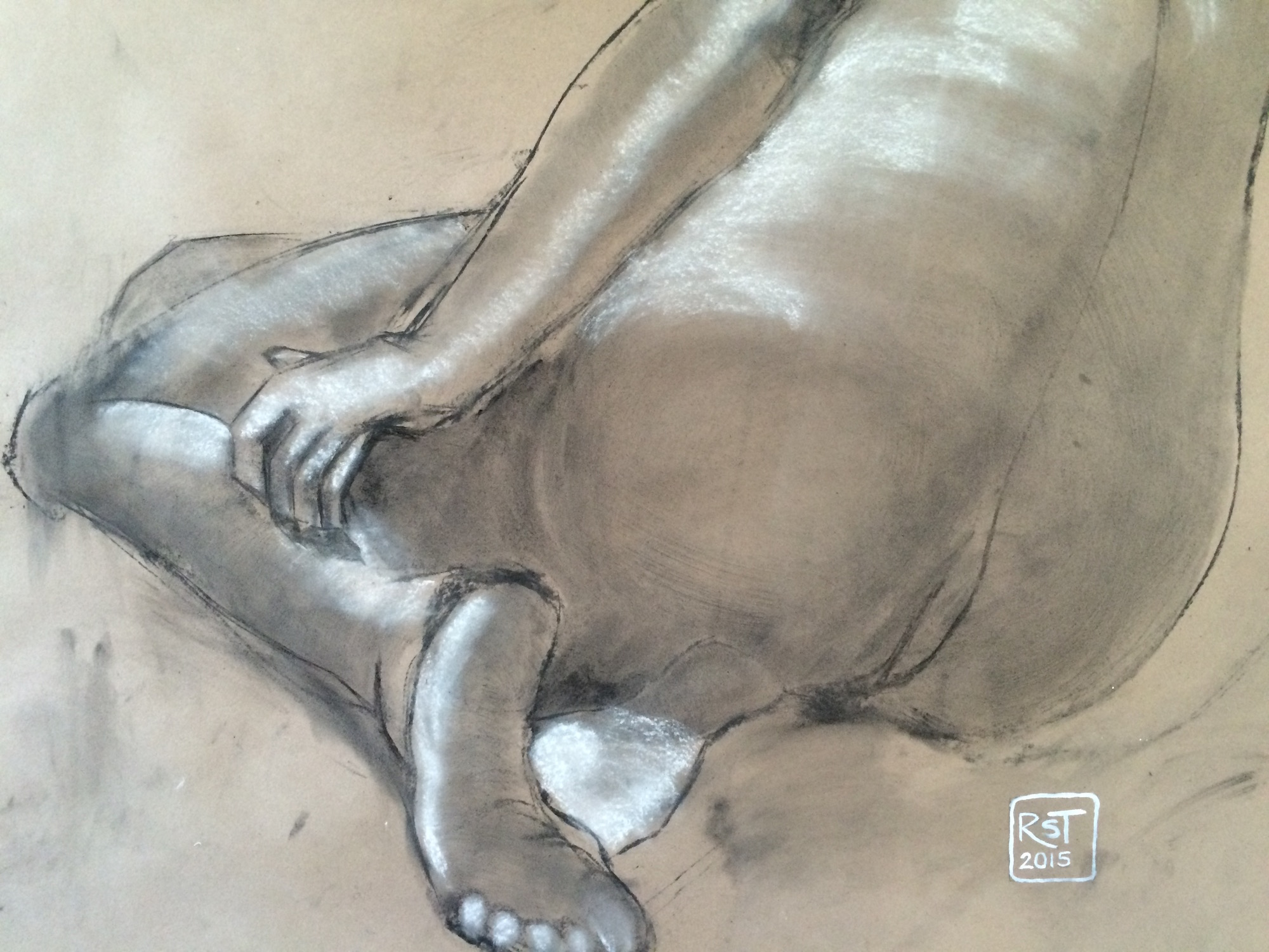 2000x1500 Drawing Sketch For Madonna With The Long Neck R. Streitmatter Tran - Neck Sketch