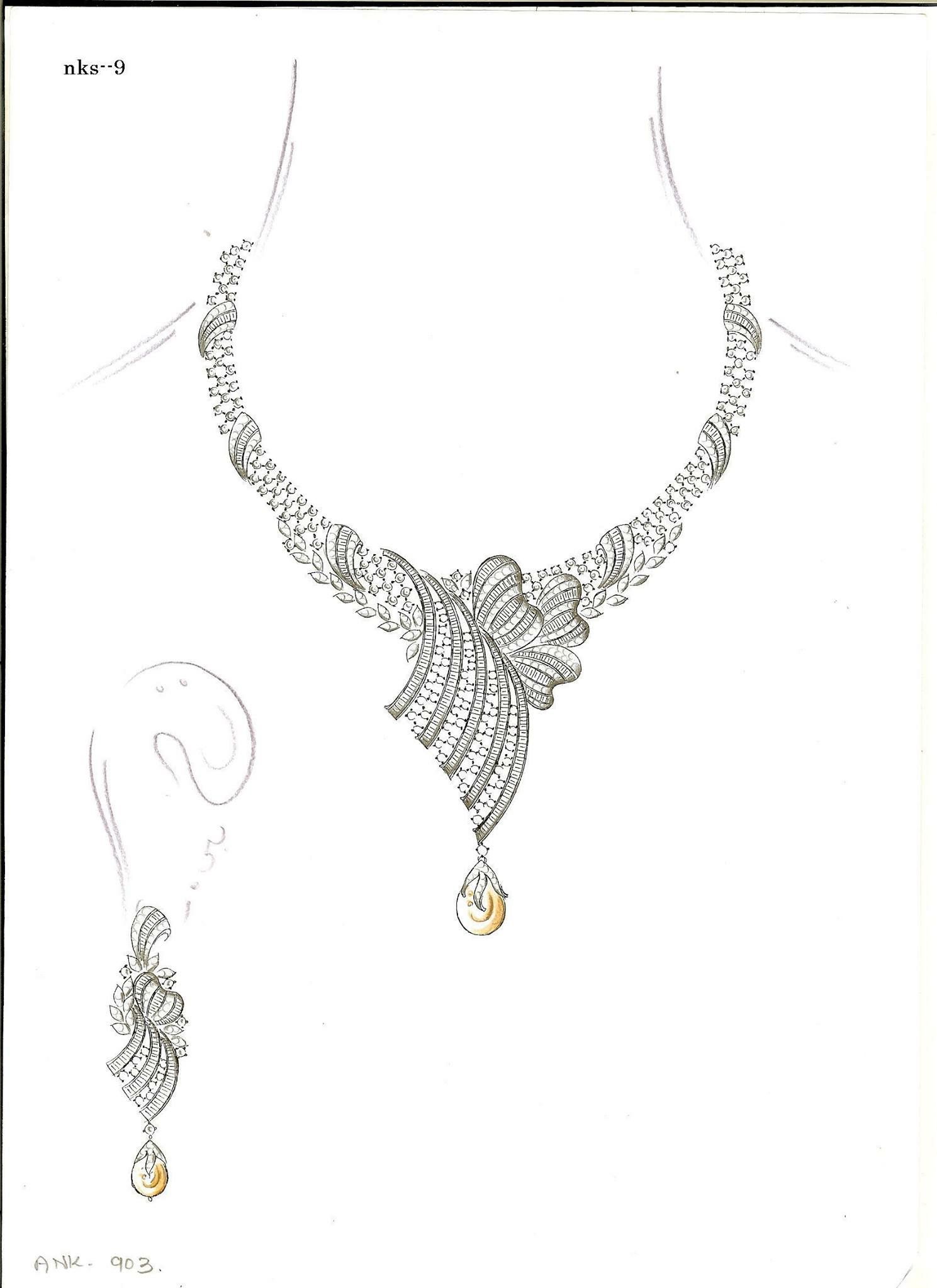 1489x2048 Pin By Janki Parekh On Jewelry Jewelry, Jewellery - Necklace Sketch