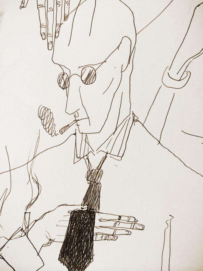 675x900 Simple Line Necktie Man Dh Sketch Pad - Necktie Sketch