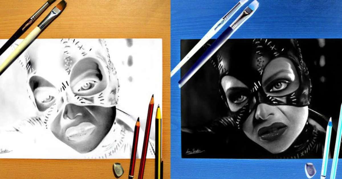 1200x630 Negative Drawing This Artist Creates Artworks That Are Revealed - Negative Sketch