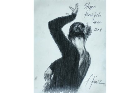 450x300 Study For Tericopela Negro - Negro Sketch