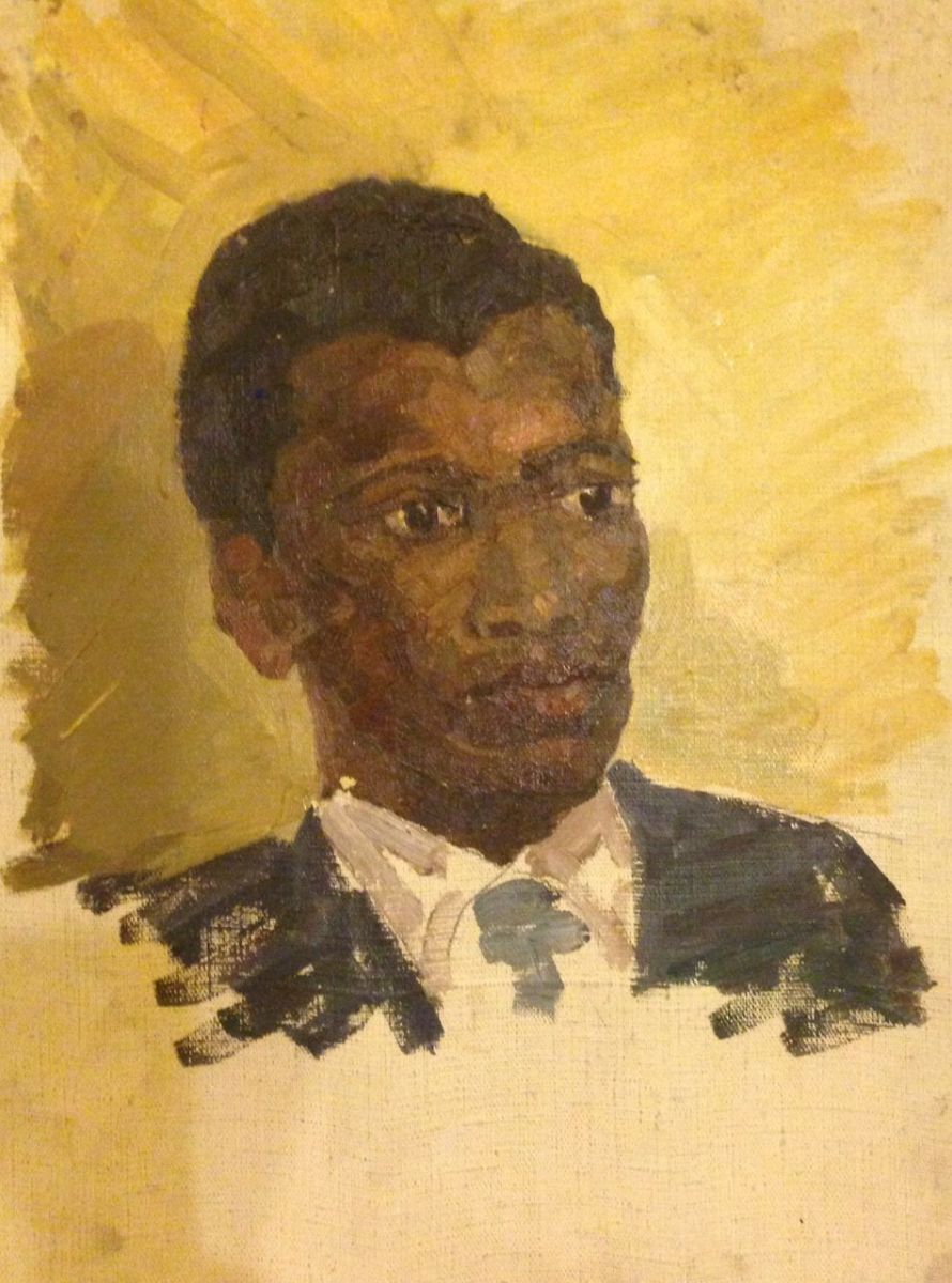 890x1200 The Sketchhead Of A Negro,1957., Canvas On Cardboardoil,50kh34,5 - Negro Sketch