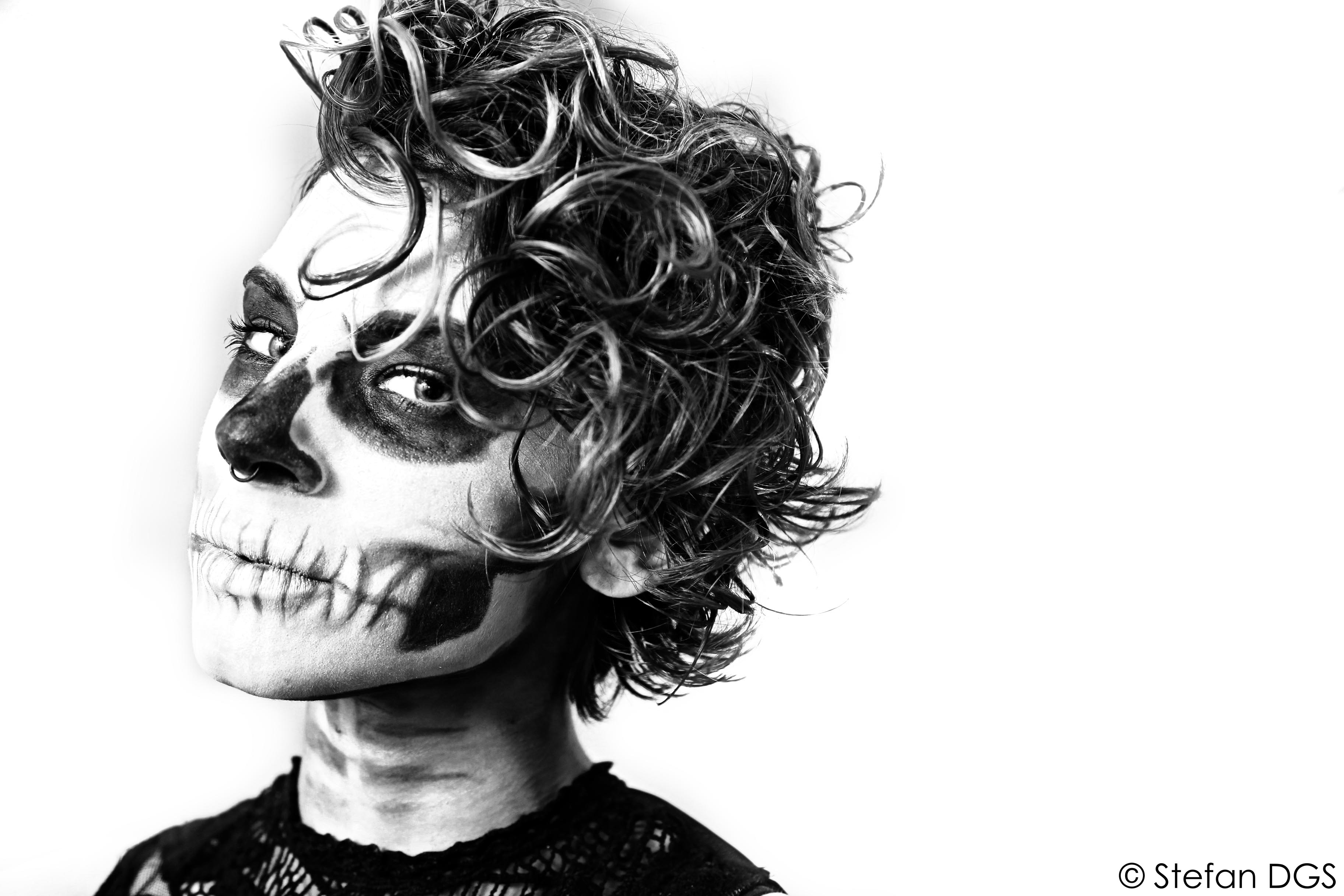 3648x2432 Wallpaper Face, Drawing, Illustration, Women, Model, Night - Negro Sketch