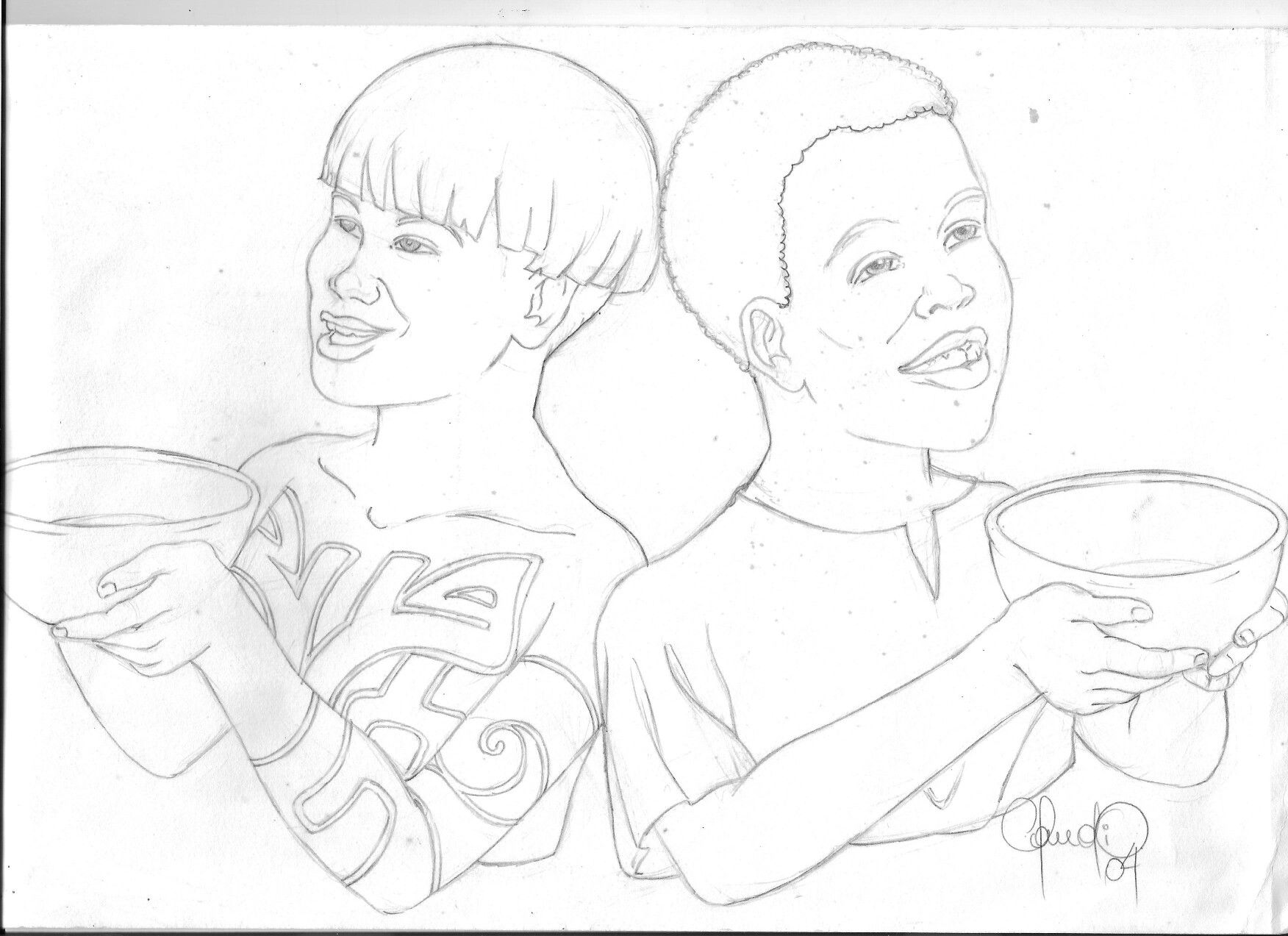 1752x1273 E Negro. Sketch Para Escultura De Carro Feito Em - Negro Sketch