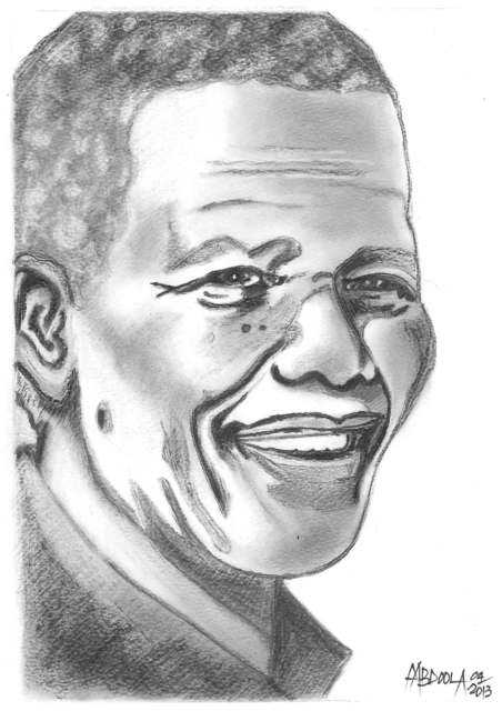 452x640 Nelson Mandela Sketch Drawing Skill - Nelson Mandela Sketch