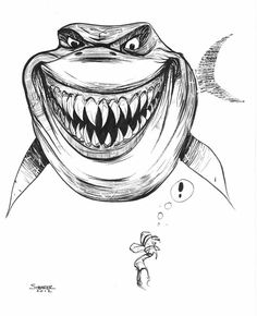 236x290 12 Best Finding Nemo Images Finding Nemo, Disney - Nemo Sketch
