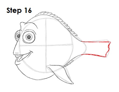 388x300 How To Draw Dory - Nemo Sketch