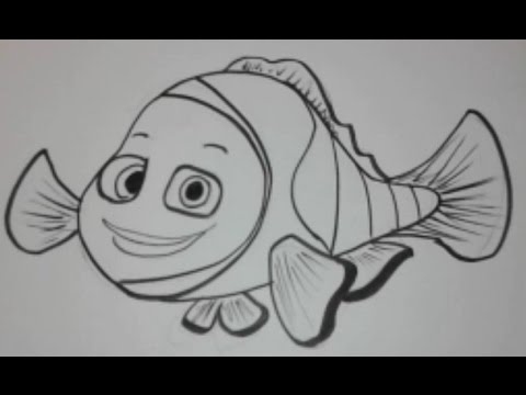 480x360 How To Draw Nemo Step By Step - Nemo Sketch