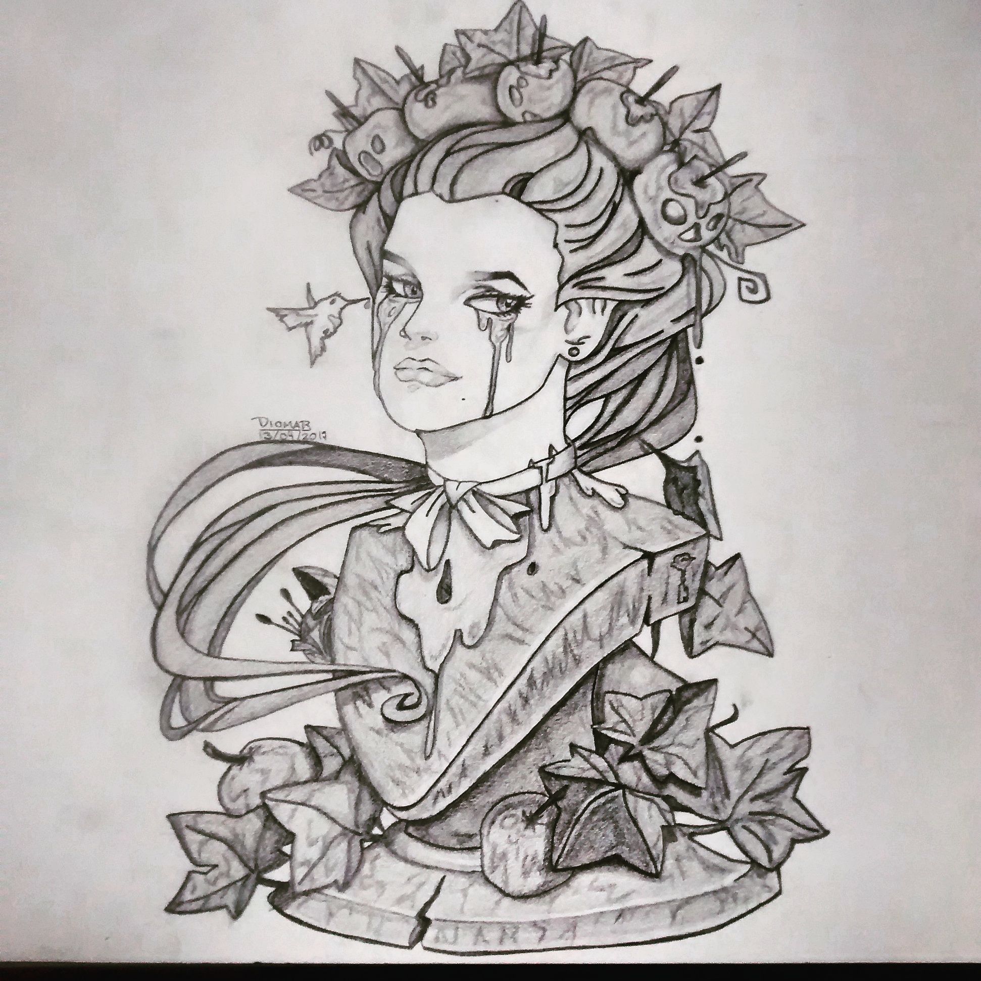 1942x1942 Drawing Neotraditional Steemit - Neo Traditional Sketch