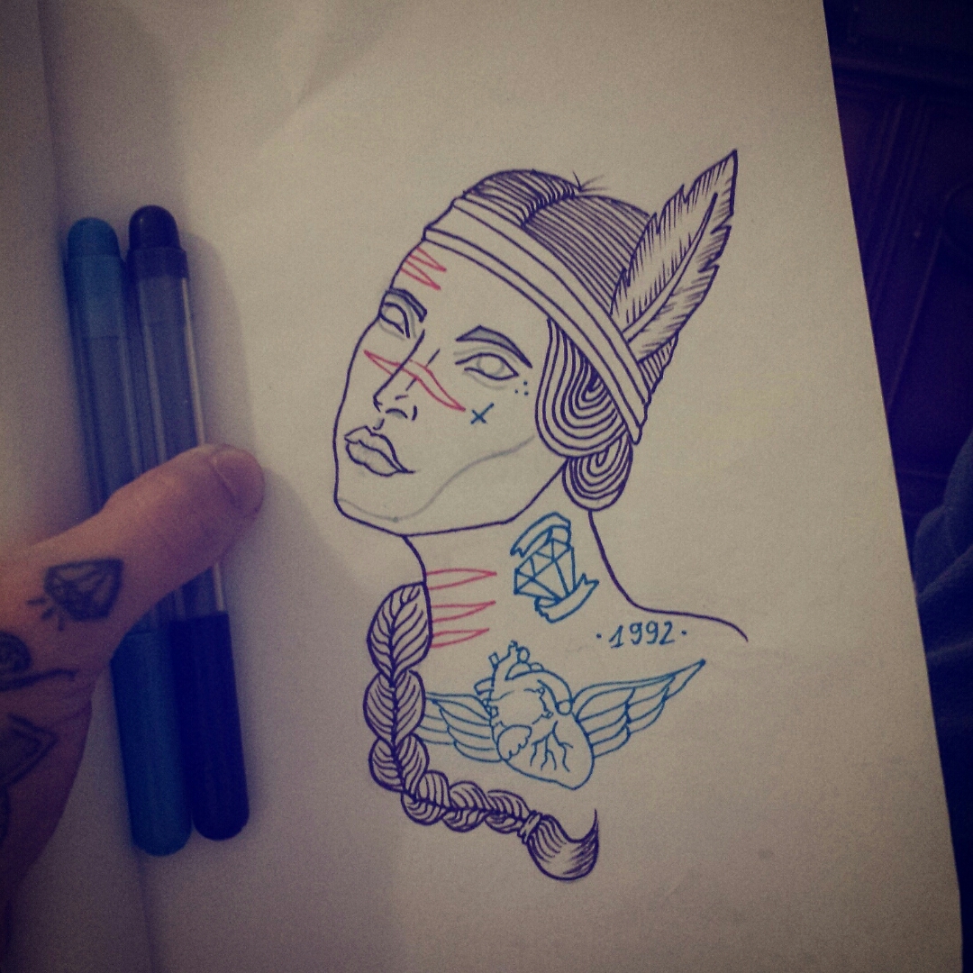 1080x1080 Elvis Alexandru - Neo Traditional Sketch