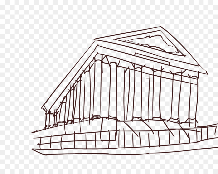 900x720 Neoclassical Architecture Architectural Drawing Sketch - Neoclassical Sketch