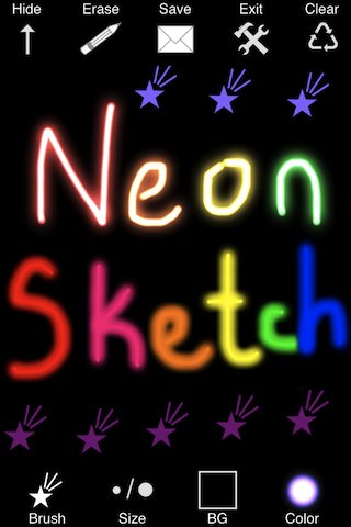 320x480 Neon Sketch - Neon Sketch
