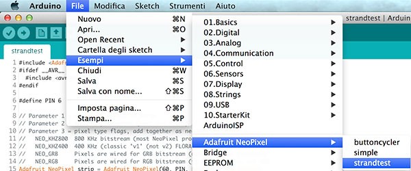 600x250 Neopixel Ring 16 Led Mauro Alfieri Elettronica Arduino - Neopixel Ring Sketch