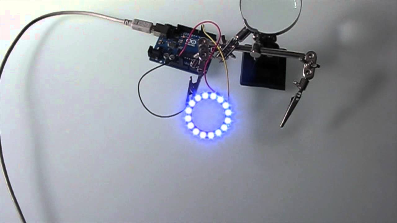 1280x720 Neopixel Ring 16led Strandtest Sketch - Neopixel Ring Sketch