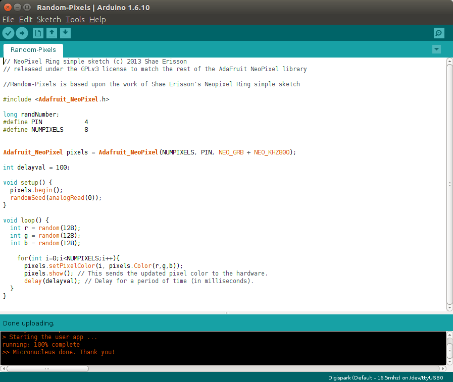 897x757 Programming Ws2812b Leds With Attiny85 - Neopixel Ring Sketch