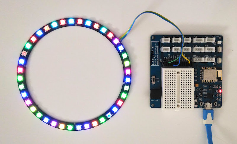 800x485 Tutorial 9 Esp8266 And Ws2812b Rgb Led (Or Neopixel) Ring - Neopixel Ring Sketch