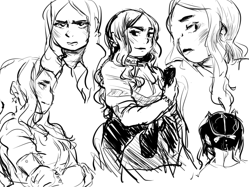 1024x768 Neptune Sketch Sheet By Vividgrim - Neptune Sketch