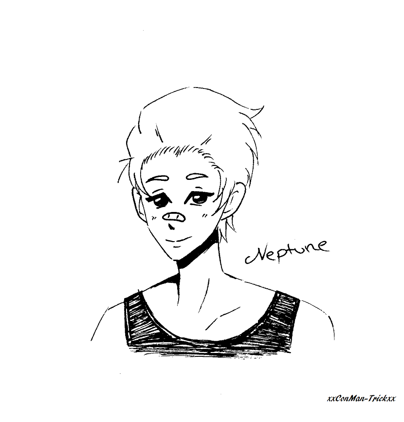 830x868 Neptune Sketch By Xxconman Trickxx - Neptune Sketch