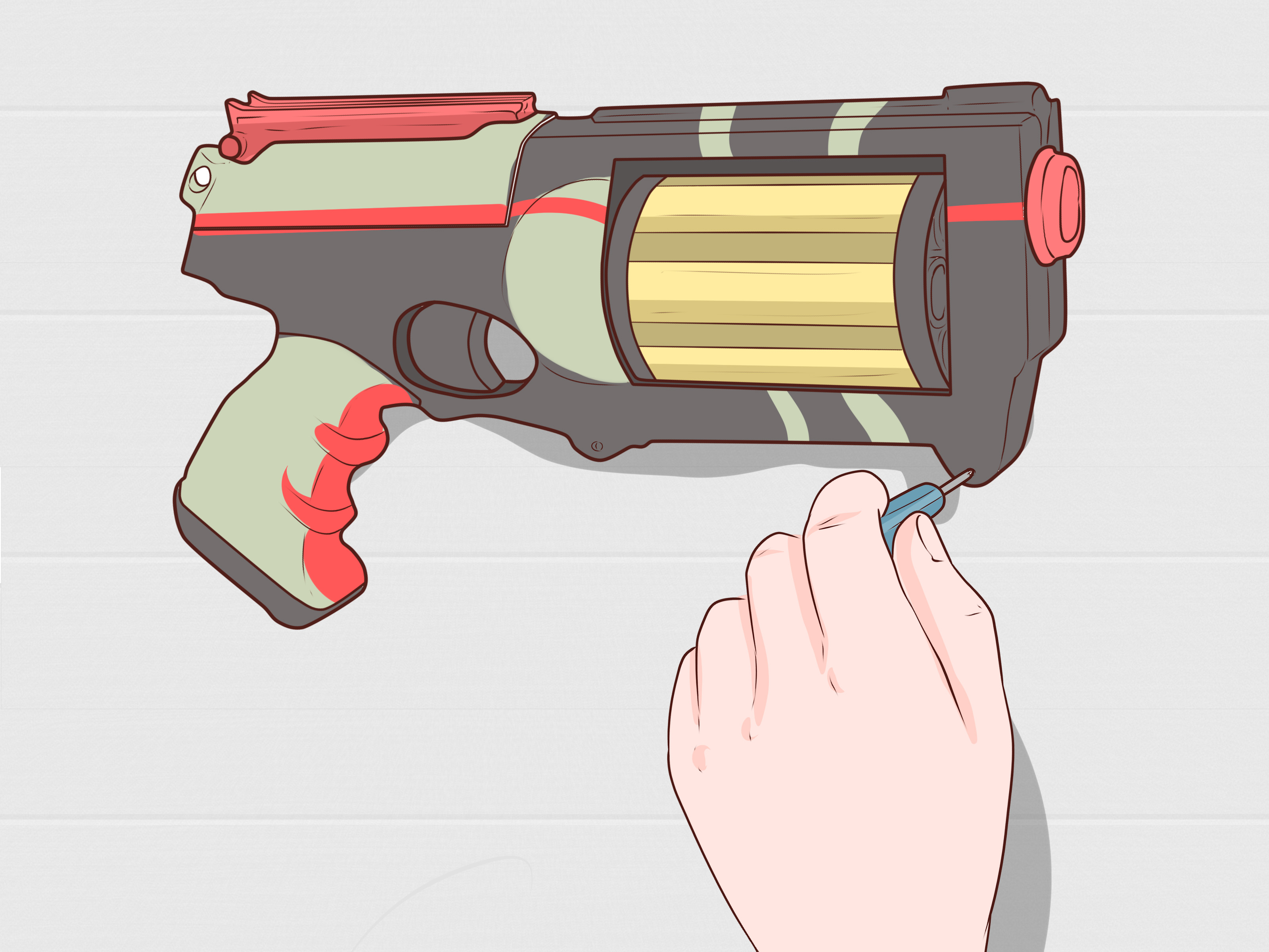 3200x2400 How To Spray Paint A Nerf Gun - Nerf Gun Sketch