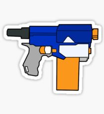 210x230 Nerf Drawing Stickers Redbubble - Nerf Gun Sketch