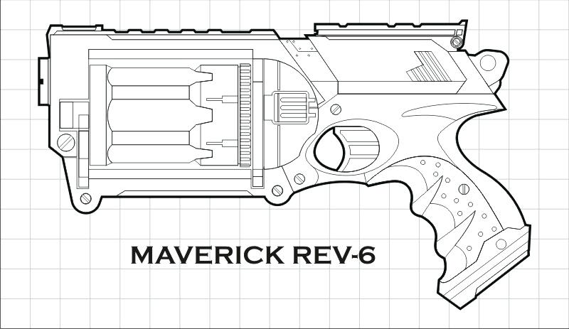 800x463 Nerf Gun Coloring Sheet 2521398 - Nerf Gun Sketch