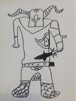 320x428 This Is A Dark Knight You Might Think Is Bad But My Friend - Nerf Gun Sketch