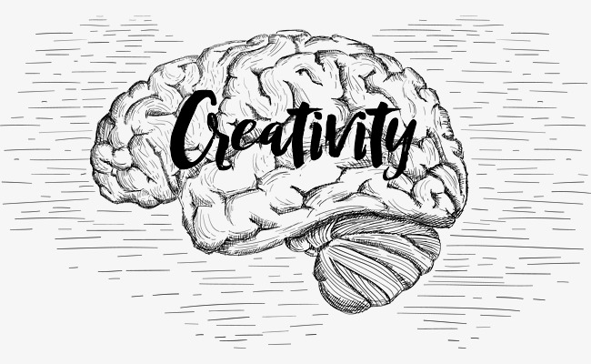650x400 Hand Drawn Brain, Creativity, Imagination, Hand Vector, Brain - Nervous System Sketch