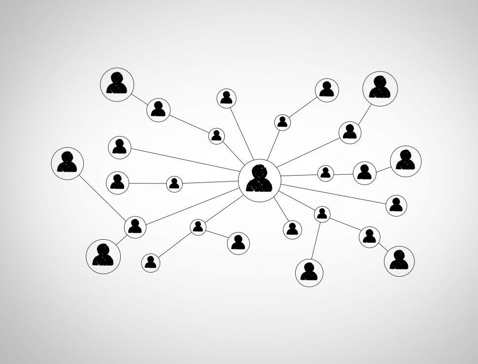970x738 Get Free Stock Photos Of Sketch Of People In A Social Network - Network Sketch