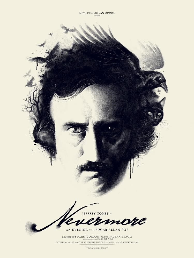 750x1000 Poster Revealed For Edgar Allan Poe Halloween - Nevermore Sketch