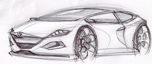600x253 New Concept Sketch - New Car Sketch