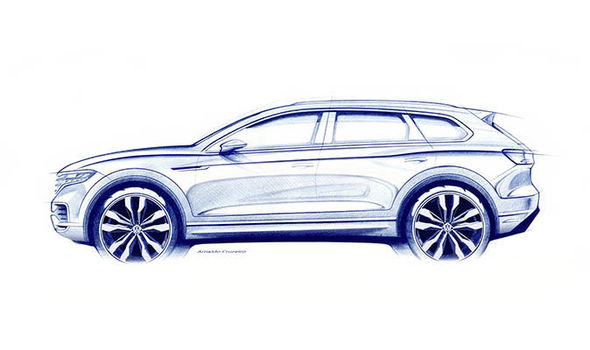 590x350 Vw Touareg 2018 Launch Live Stream - New Car Sketch