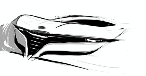 500x261 Drivingandlife The Art Amp Science Of A Sports Car Concept - New Car Sketch