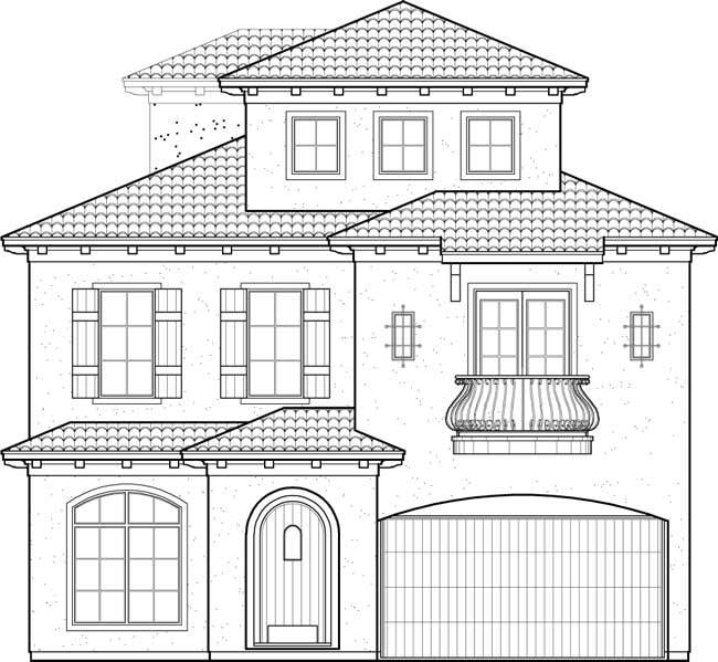 650x599 Two Story House Building Plans, New Home Floor Plan Designers, 2 - New Home Sketch