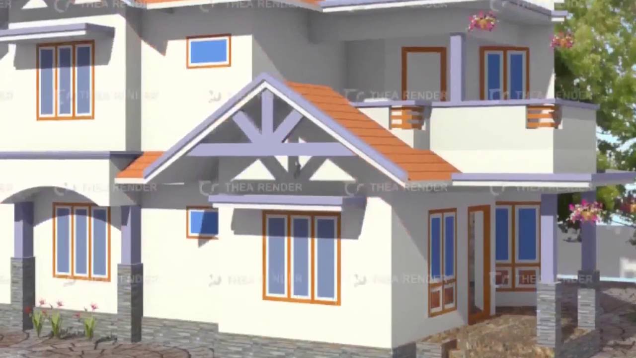 1280x720 Kerala Homes ,new Modern Homes,news,3d Home,sketch Up - New Home Sketch