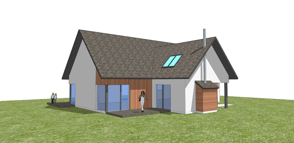 1000x488 New House Sketch - New House Sketch