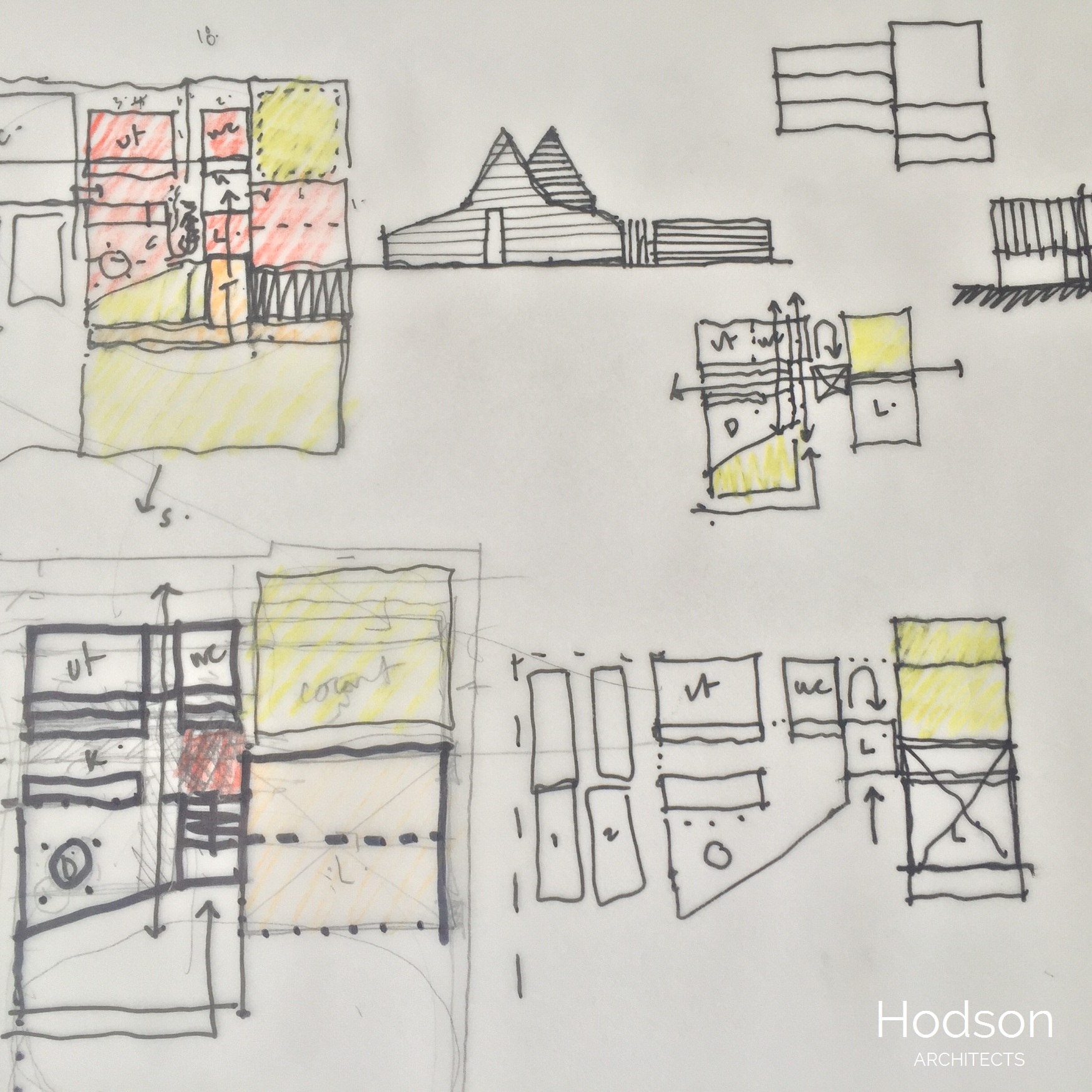 1750x1750 Sketch New House In Grimsby Hodson Architects - New House Sketch