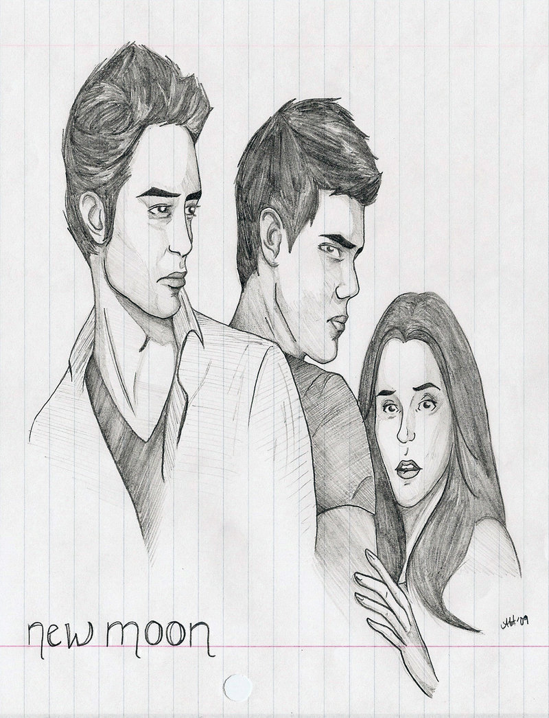 800x1046 New Moon Poster Sketch By Alifsu17 - New Moon Sketch