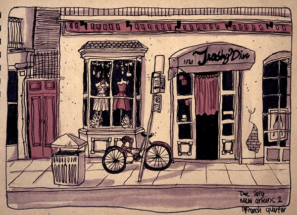 600x435 New Orleans Sketches On Scad Portfolios - New Orleans Sketches