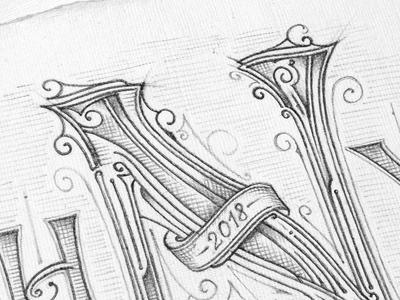 400x300 Happy New Year Sketch By Tomasz Biernat - New Year Sketch