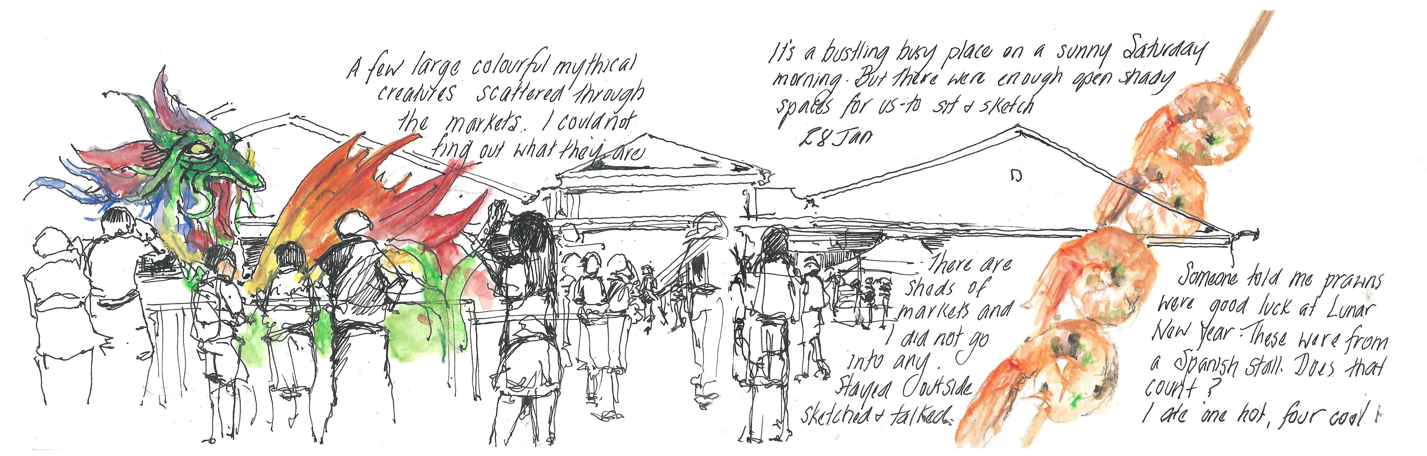 4873x1557 Lunar New Year Sketching Alissa Duke - New Year Sketch